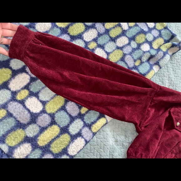 Maroon Corduroy Jacket - Picture 3 of 6